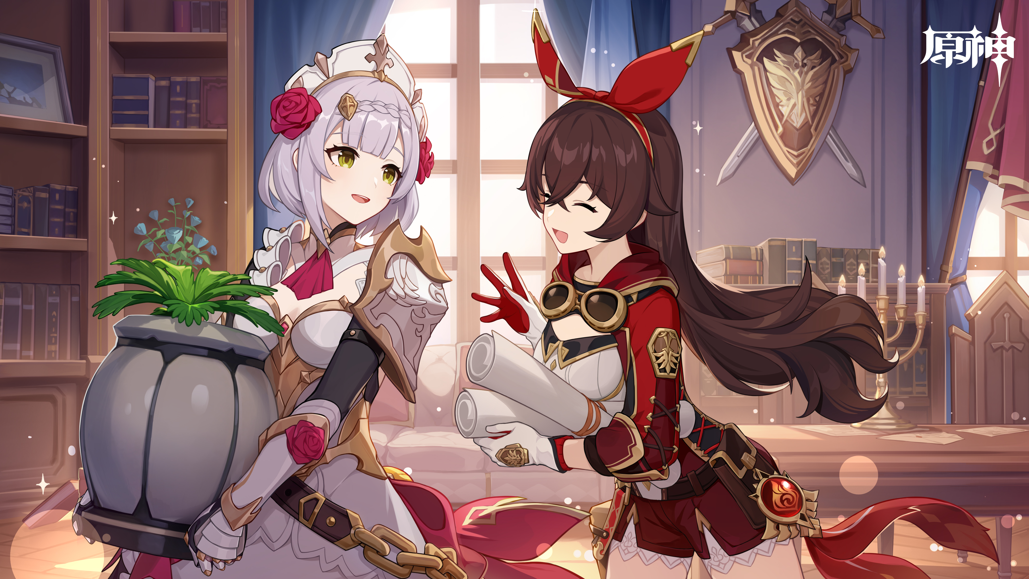 原神ビリビリのフォロワー1700万人突破記念ノエルとアンバーの公式