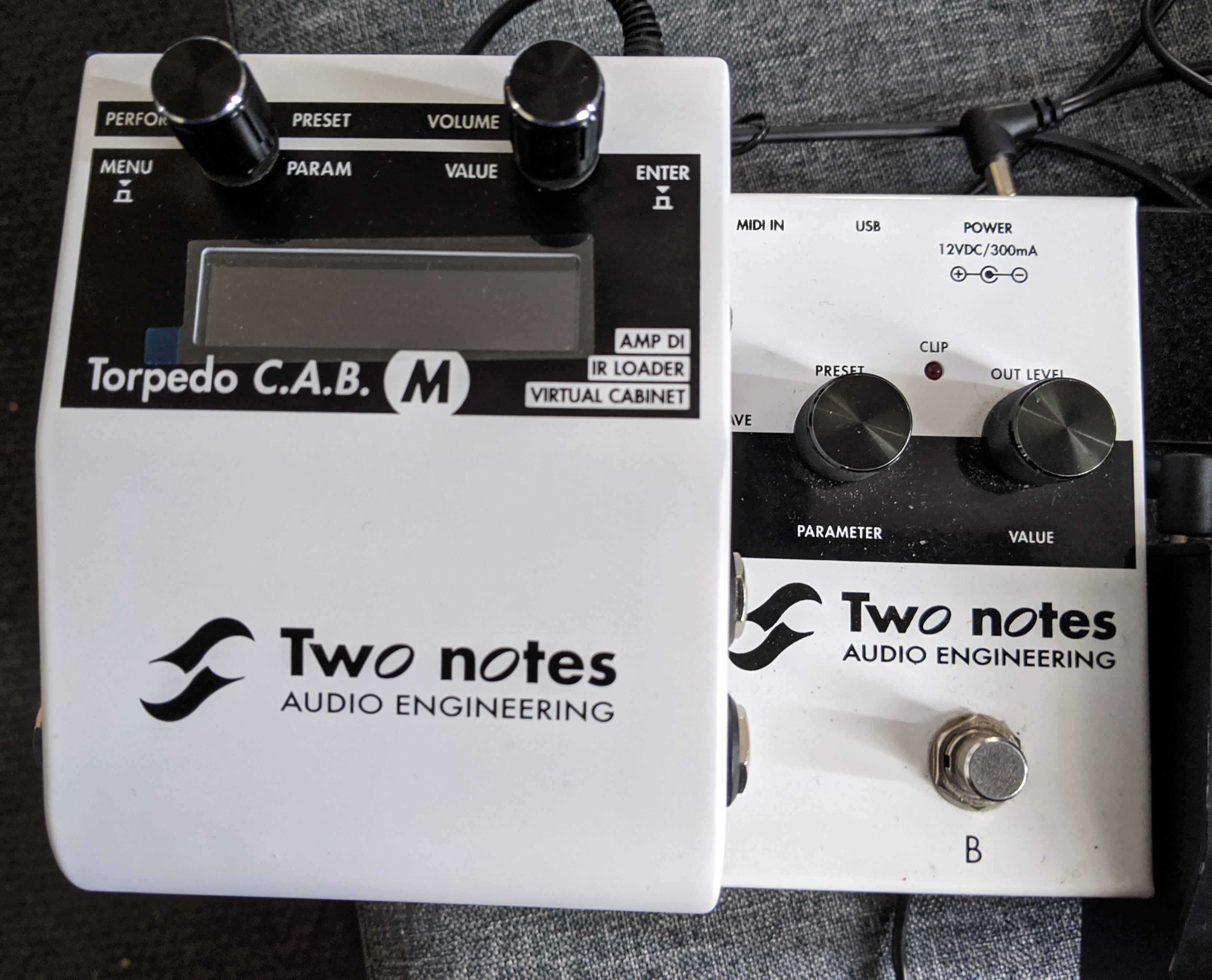 Two Notes Torpedo CAB M vs オリジナルの Torpedo CAB : r/guitarpedals