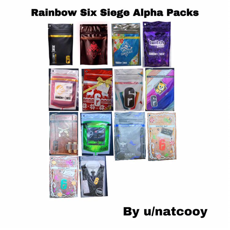 Rainbow Six Siege のこれまでのアルファパック全部。 : r/Rainbow6