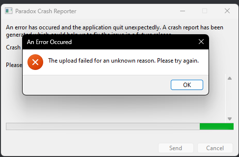 どうもありがとう、Paradox Crash Reporter : r/paradoxplaza