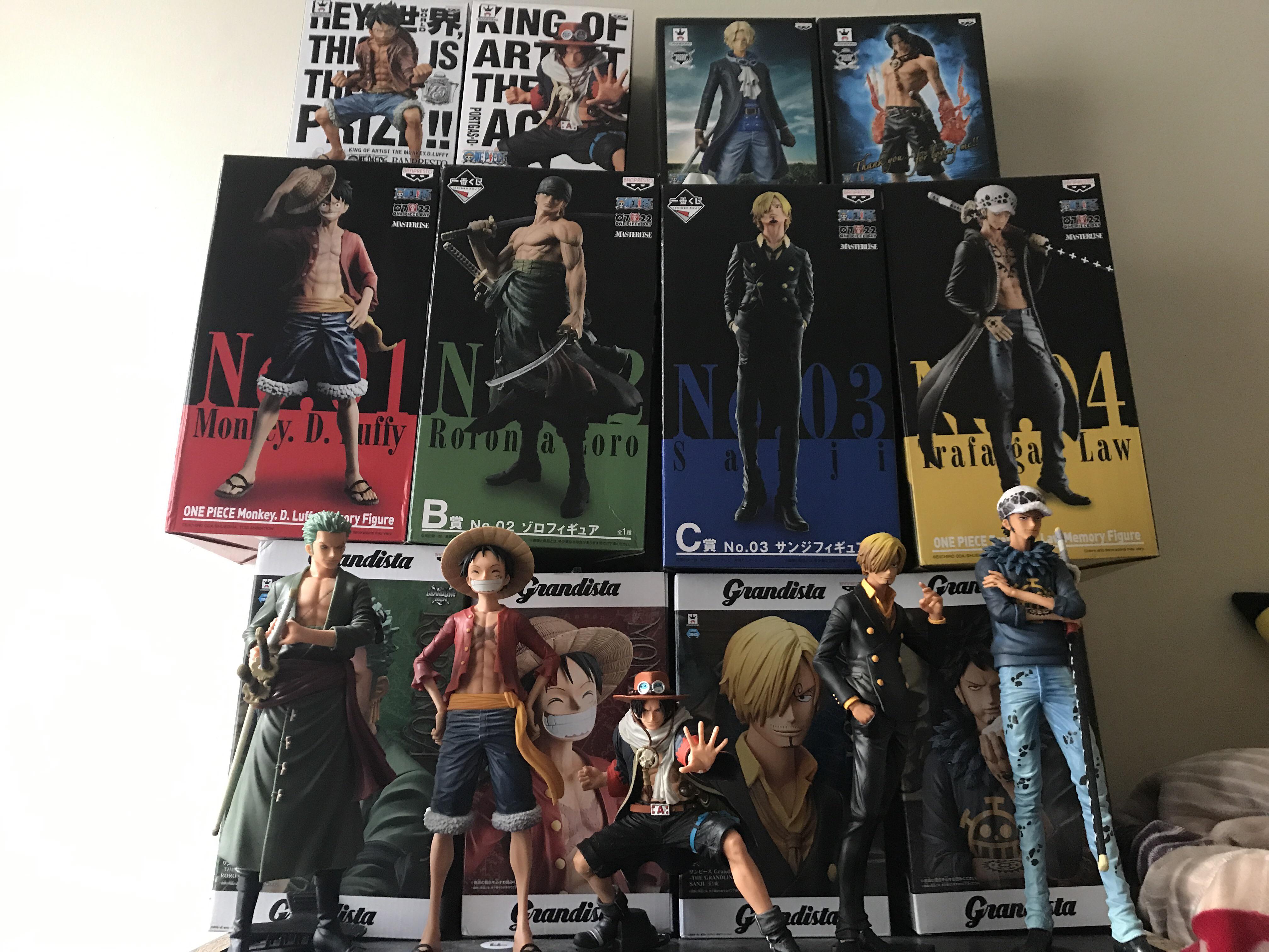 GRANDISTA Set and a random king of artist figure. : r/OnePiece