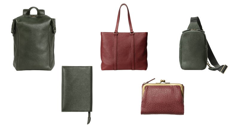 トーンオイルヌメ」シリーズに、2つの限定色が登場 – 土屋鞄製造所