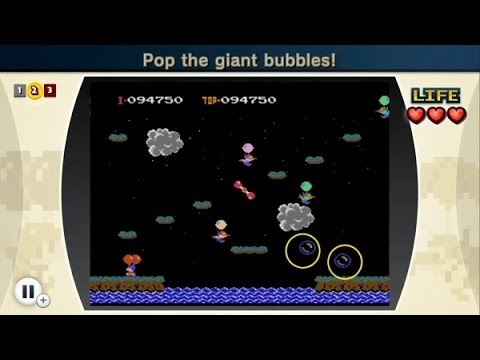 NES Remix Walkthrough - Balloon Fight - All 13 Stages (3 Star