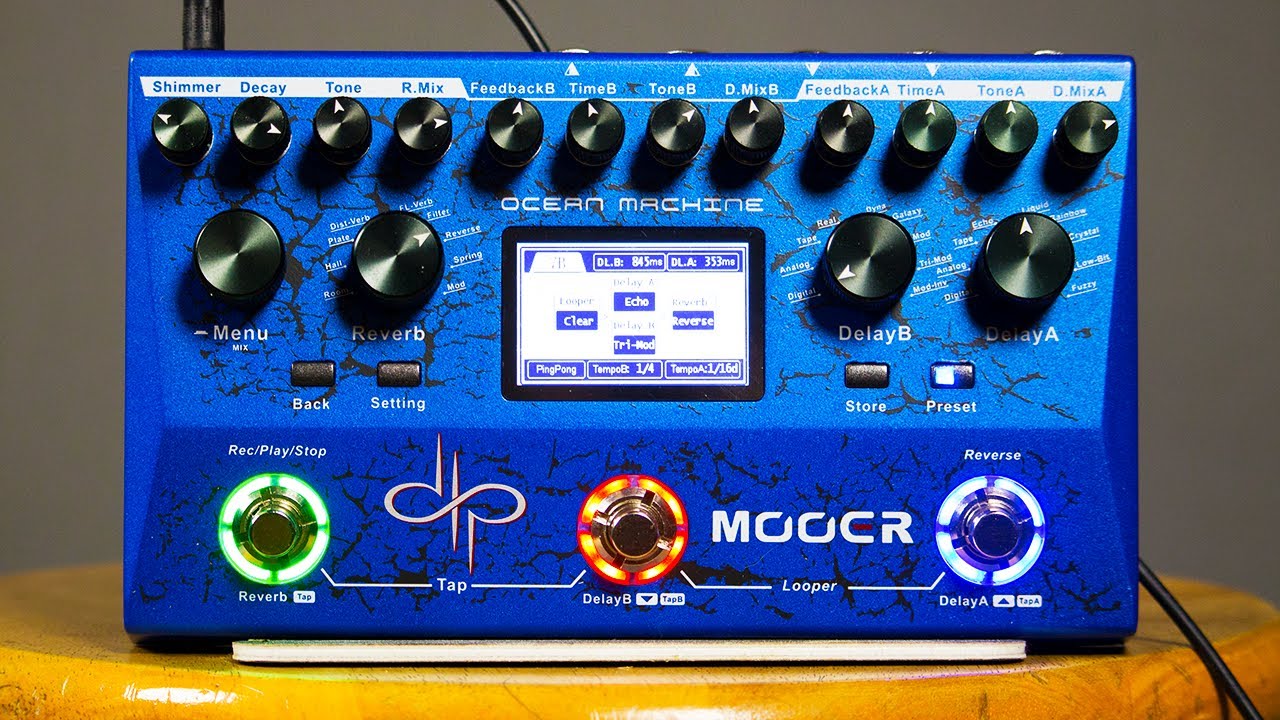 Mooer Ocean Machine - MusicRadar hands-on - YouTube