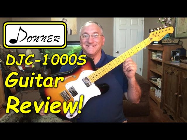 Donner DJC 1000S Jazz Thinline Semi-hollow Body Electric Guitar