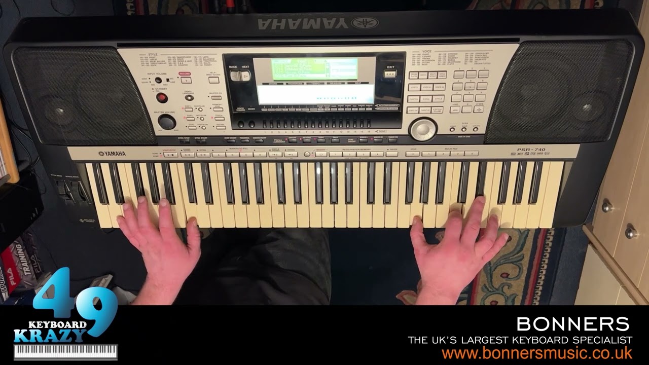 Yamaha PSR-740 Keyboard - 761 Voices Part 1/5 - YouTube