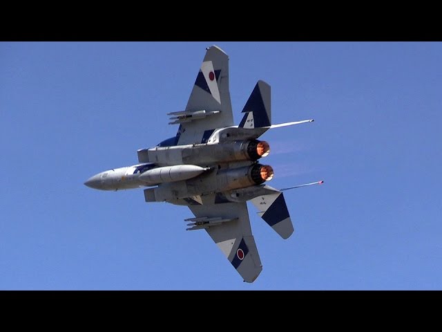 これぞ新田原!!! アグレッサー教導隊F-15イーグルの機動飛行 新田原