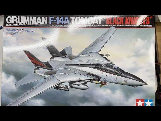 Tamiya Grumman F-14A Tomcat Black Knights 1/32 Scale Model