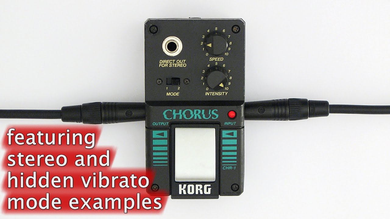KORG TNB-1 Tone Booster Demo - YouTube