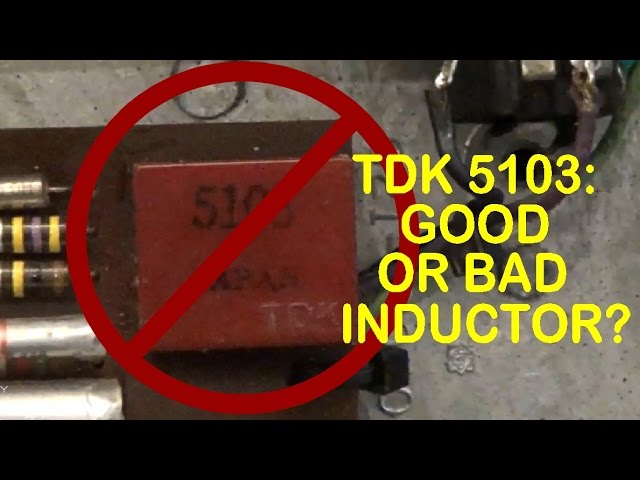 TDK 5103 Inductor Crybaby Wah (Tech Info Only) - YouTube