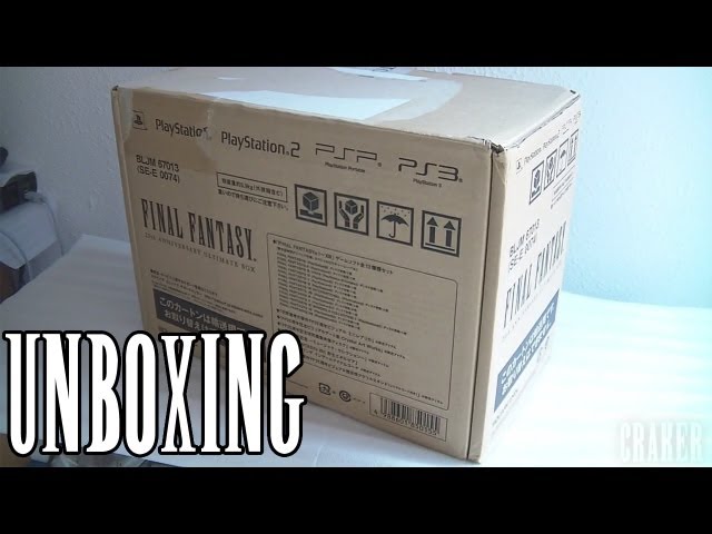 Final Fantasy 25th Anniversary Ultimate Box UNBOXING - YouTube