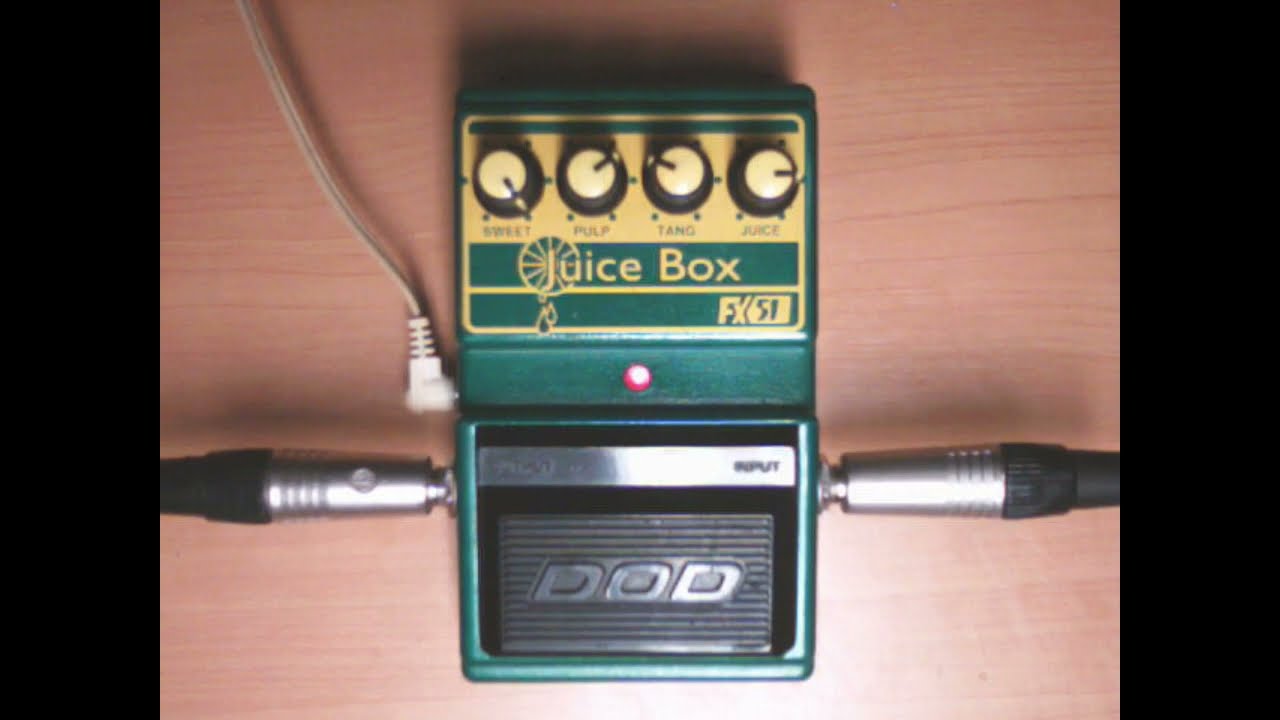 DOD FX51 Juice Box Overdrive Pedal Demo - YouTube