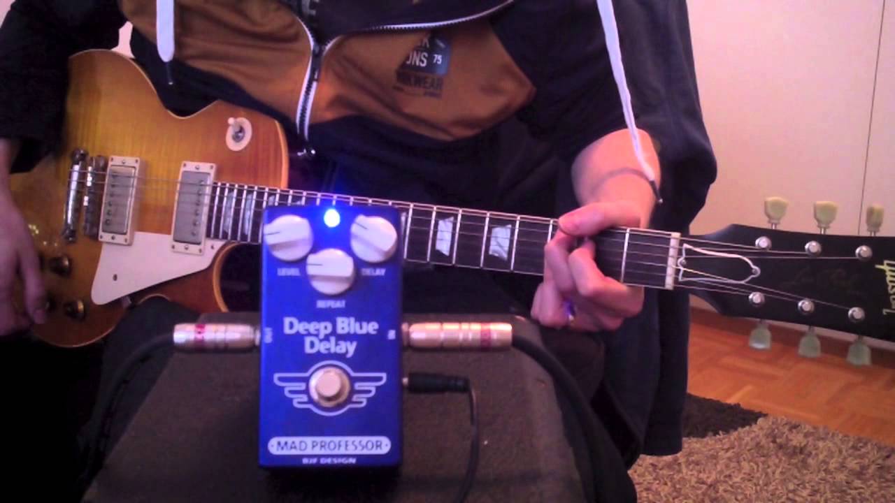 Mad Professor Deep Blue Delay demo by Marko Karhu - YouTube