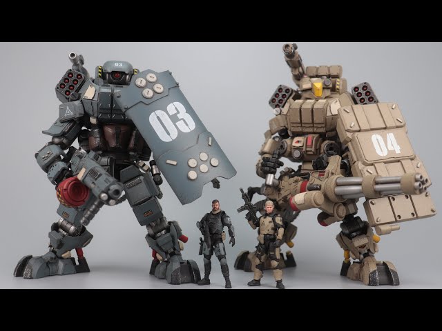 开盒分享】JOYTOY暗源铁骸IRON WRECKER 03型都市作战机甲/04型重装机甲
