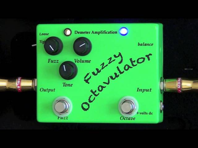 Demeter Amplification Fuzzy Octavulator Review - BestGuitarEffects