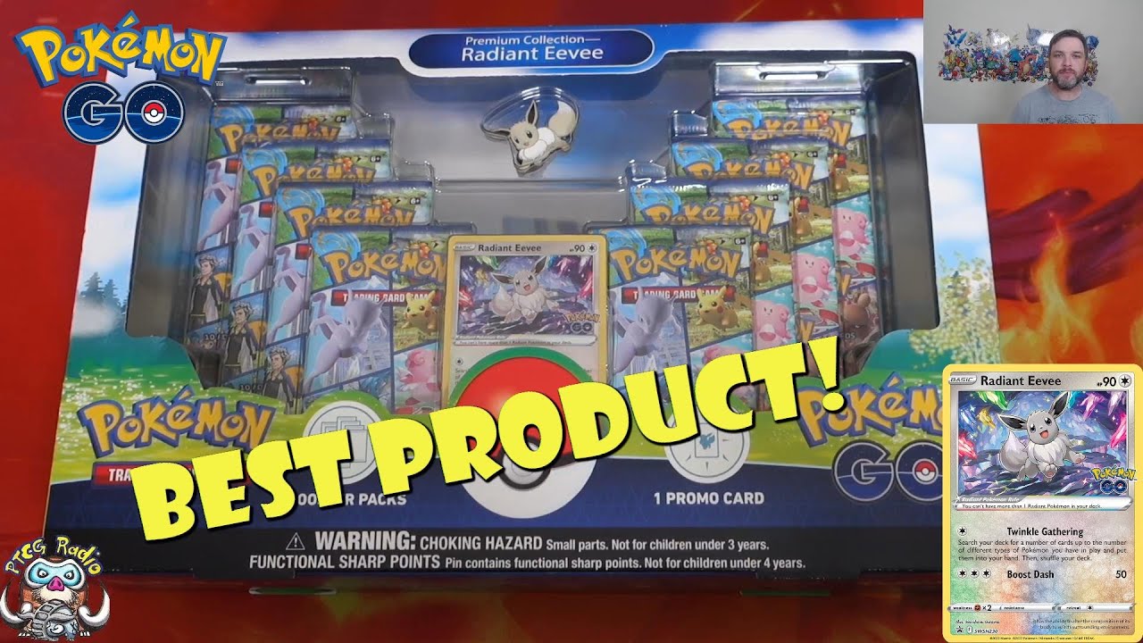 The BEST Pokémon Go TCG Product Opened! Radiant Eevee Premium