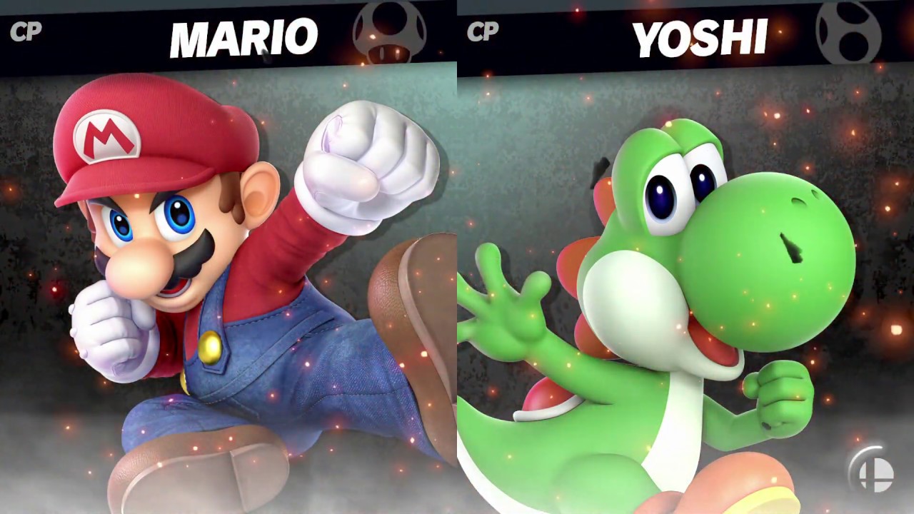 スマブラSP】ヨッシーの逆襲！ マリオVSヨッシー-両方CPレベル9- - YouTube