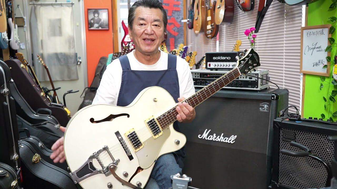 Aria FA-80 アリアのフルアコ 2001年製 No270 - YouTube