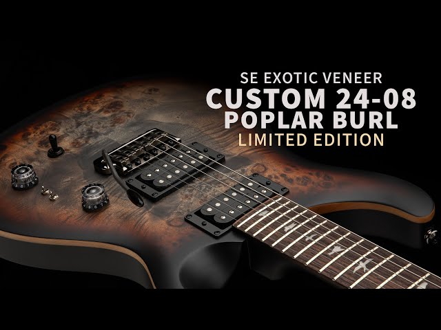 The SE Custom 24-08 Poplar Burl Limited Edition | PRS Guitars