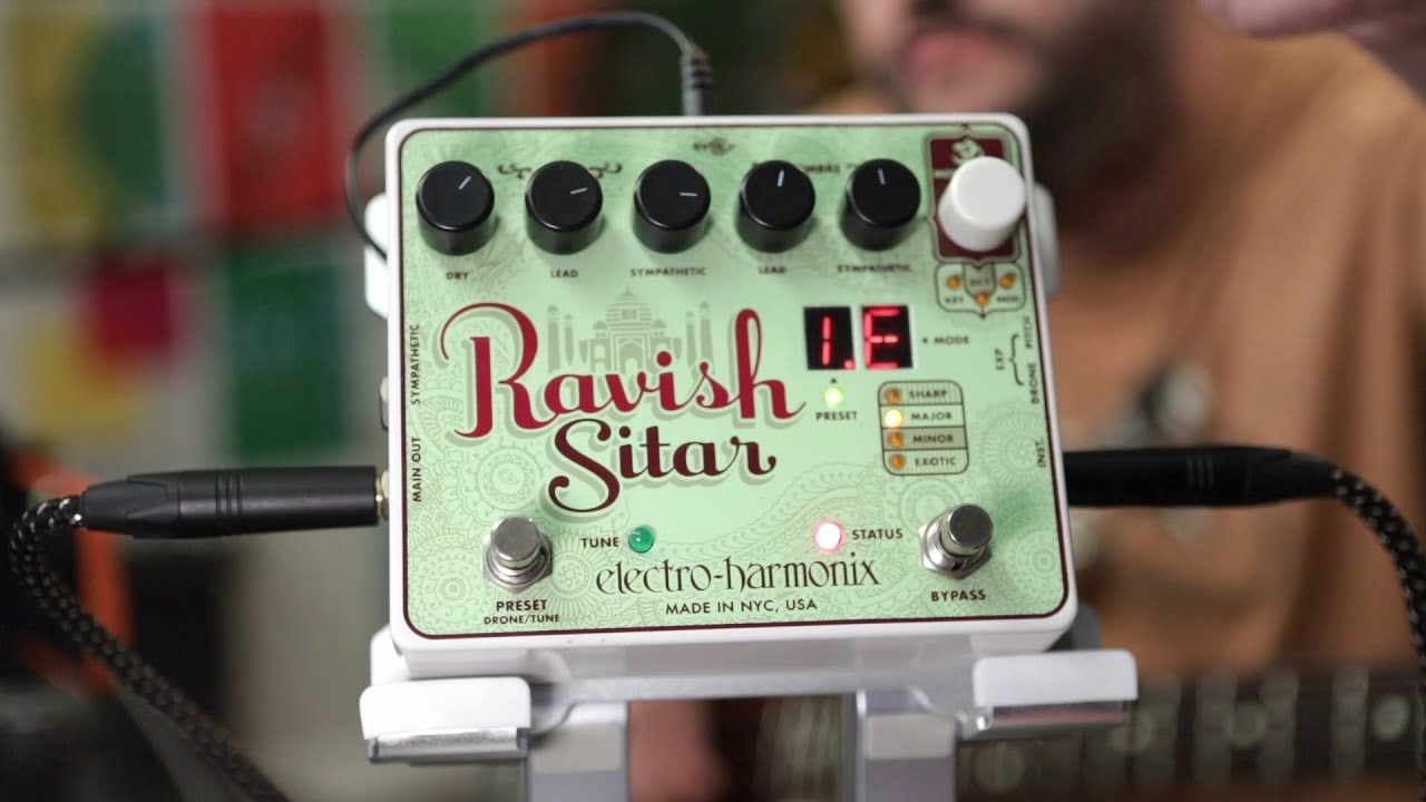 Electro Harmonix Ravish Sitar pedal on Bass - YouTube