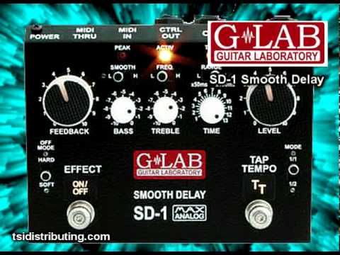 G-lab SD-1 Smooth Delay - YouTube
