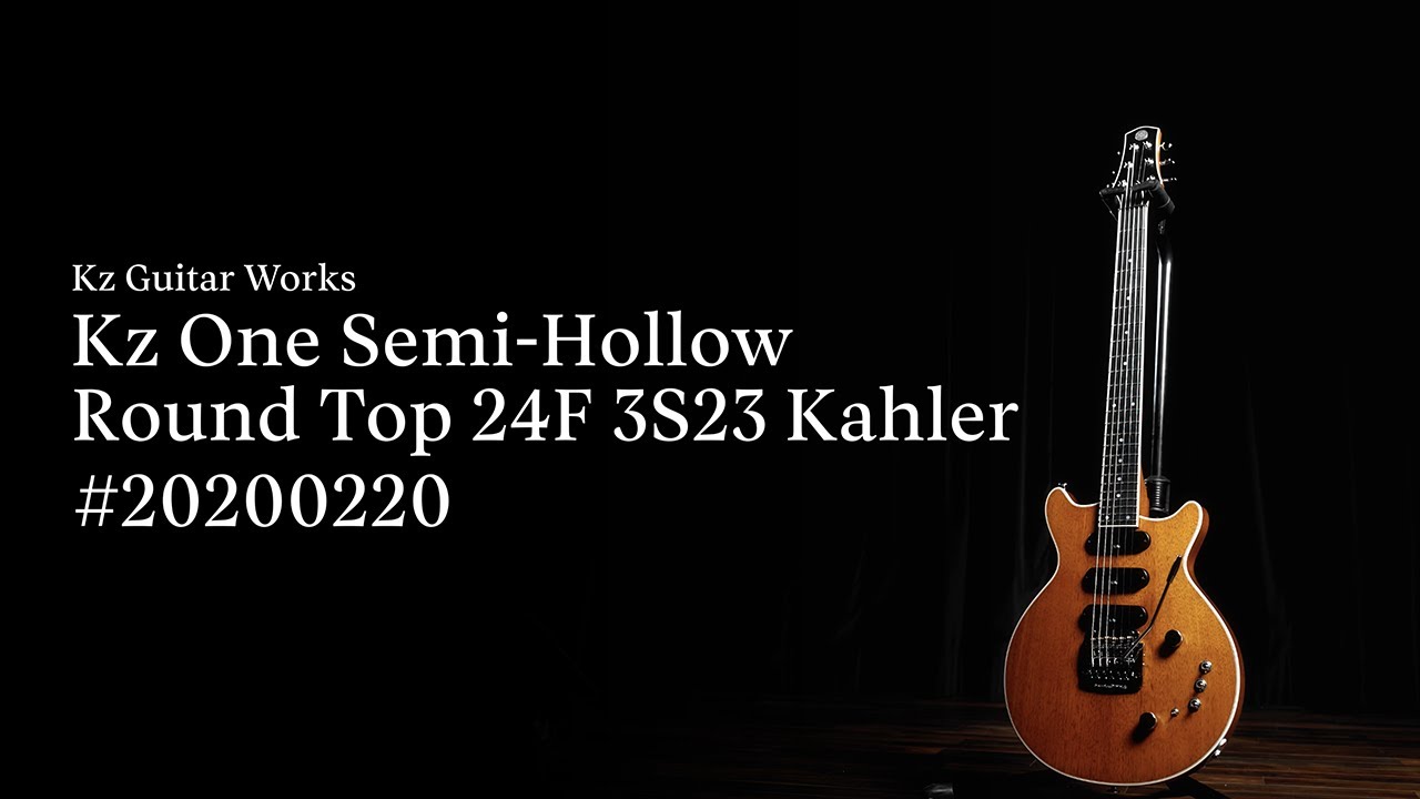 Kz Guitar Works／Kz One Semi-Hollow Round Top 24F 3S23 Kahler