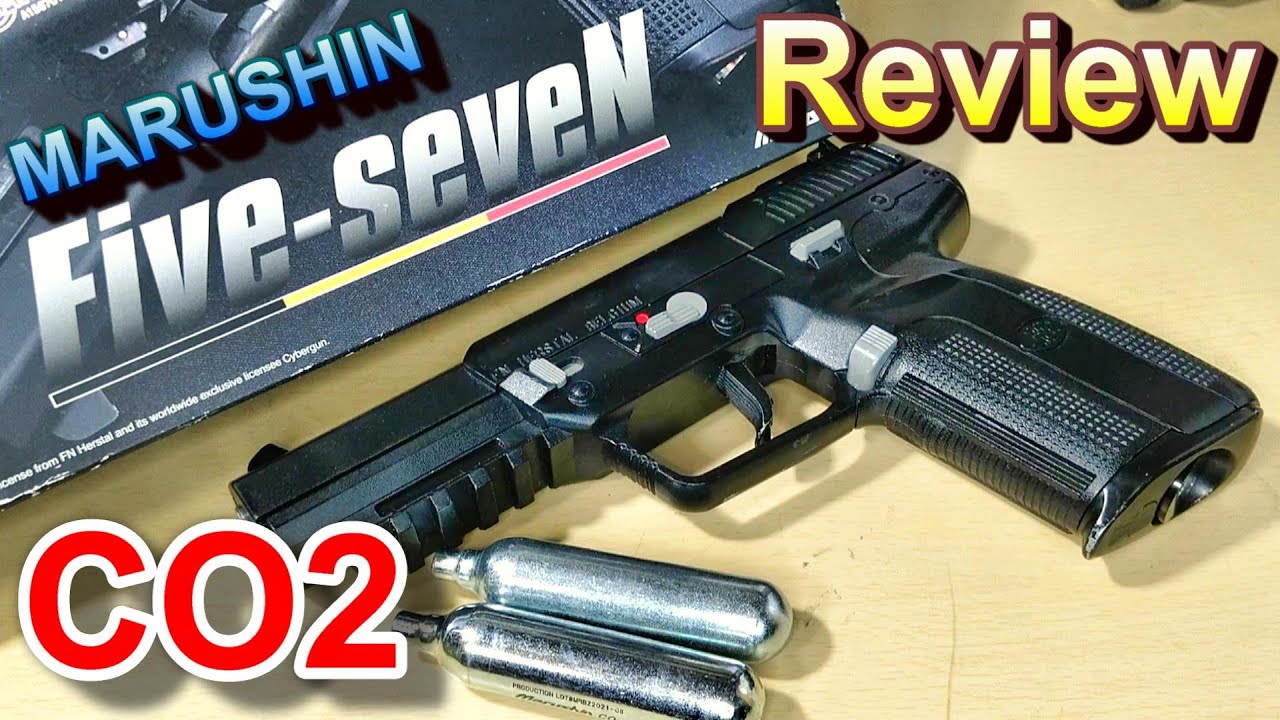 CO2ガスガン 燃費良し‼FN Five-seven レビュー マルシン - YouTube