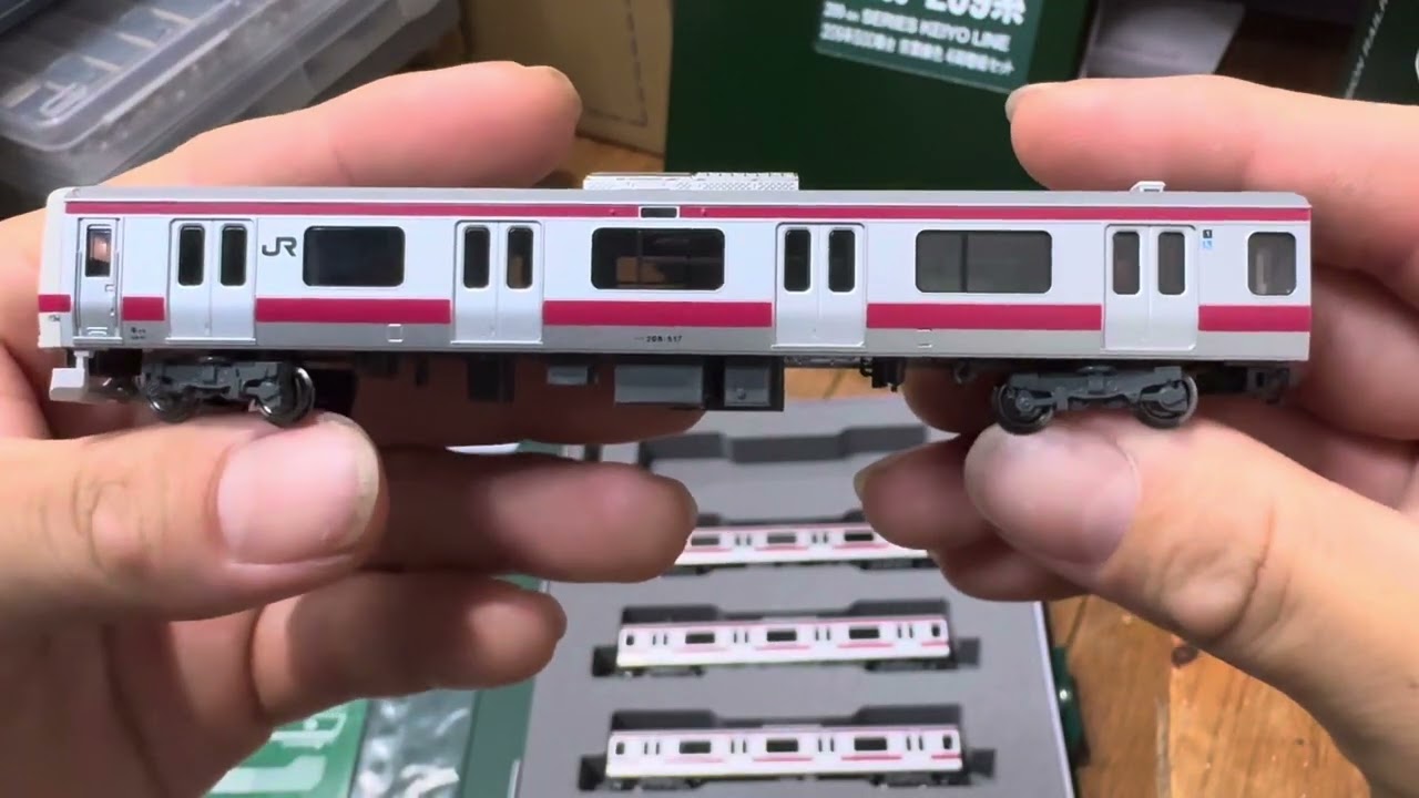 Nゲージ@カトー】‹特別企画品›209系500番台 京葉線〝開封〟 - YouTube