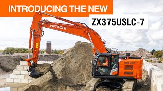 Introducing the Hitachi ZX375USLC-7 excavator - YouTube