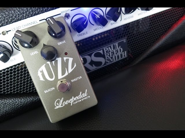 Lovepedal Fuzzmaster Silicon Fuzz - Pedal Demo - YouTube