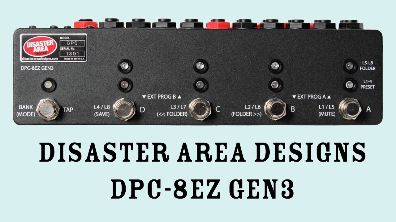 Spotlight: Disaster Area DPC-8EZ Gen3 Multi-Instrumental (review