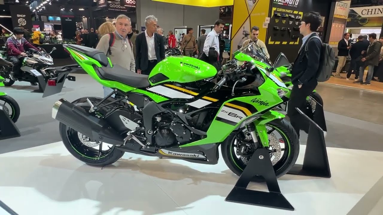 Kawasaki Ninja ZX6r (2025) Walkaround - EICMA 2024 Fiera Milano