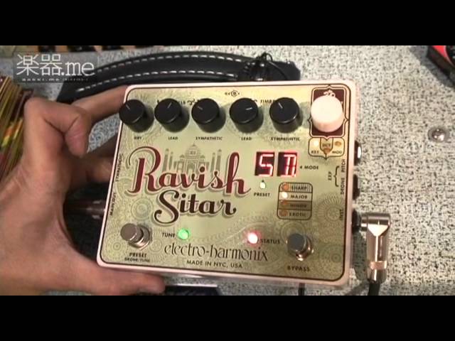 速報・2011楽器フェア】electro-harmonix「Ravish Sitar」 - YouTube