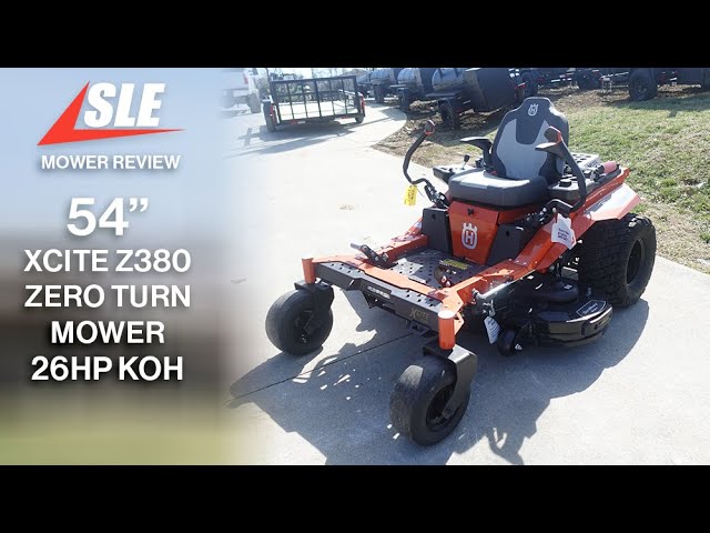 Husqvarna XCITE Z380 26HP Kohler Zero Turn Mower-0740 - YouTube