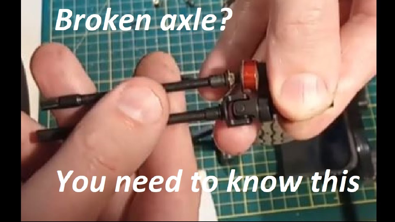 SCX10 Clone Metal Axle Tech - Broken Axle Edition - YouTube