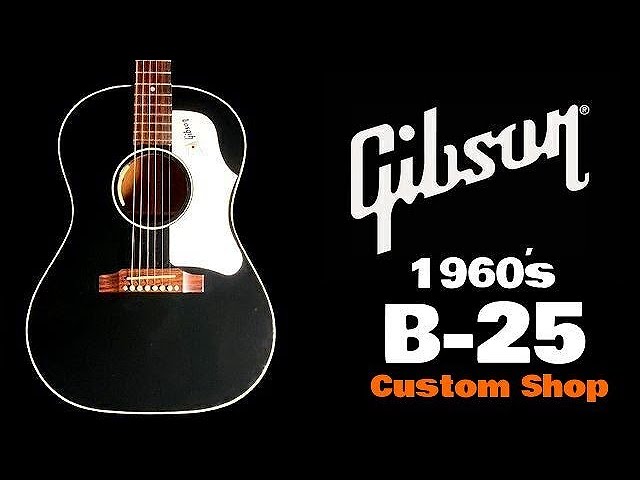 Gibson 1960's B-25 w/Anthem Ebony 2018 CUSTOM SHOP & Q&A Corner
