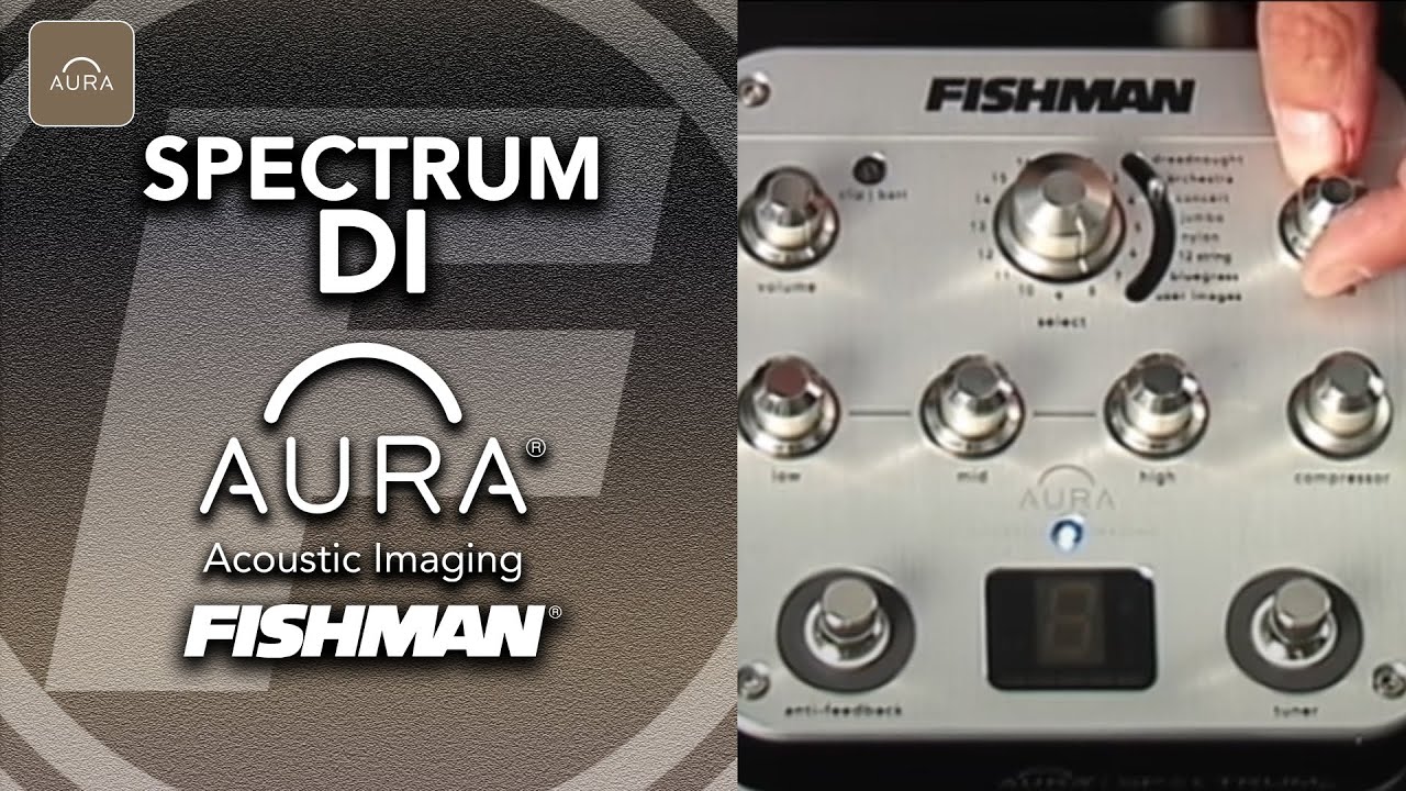 FISHMAN Aura Spectrum DI Preamp - アコースティックギター（エレアコ