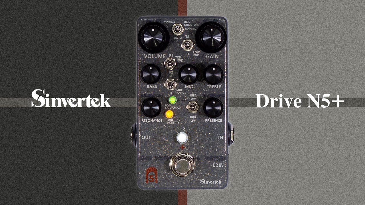 324通りのヴァリエーション？超モダンなオーバードライブ”Sinvertek