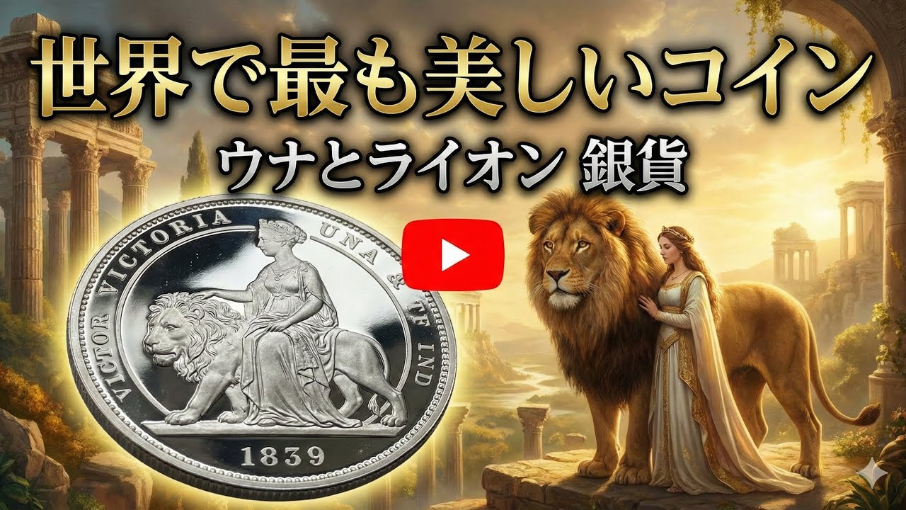 The most beautiful coin in the world: Una and the Lion - YouTube