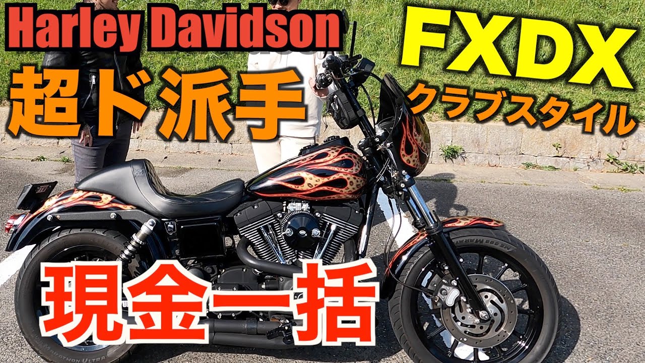 Harley Introduction] A flashy flare-painted Dyna! Club-style