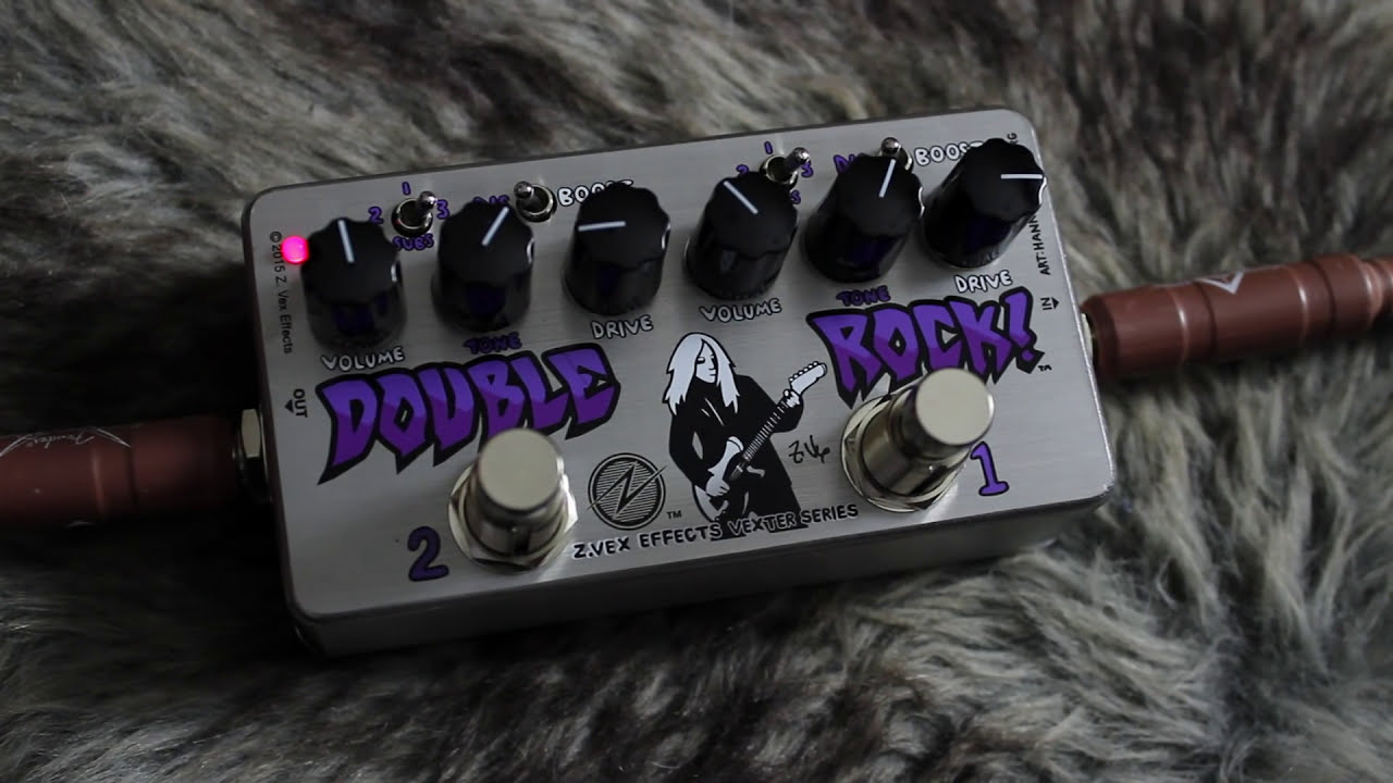 ZVEX Vexter Double Rock | two distortions / boosts in one pedal