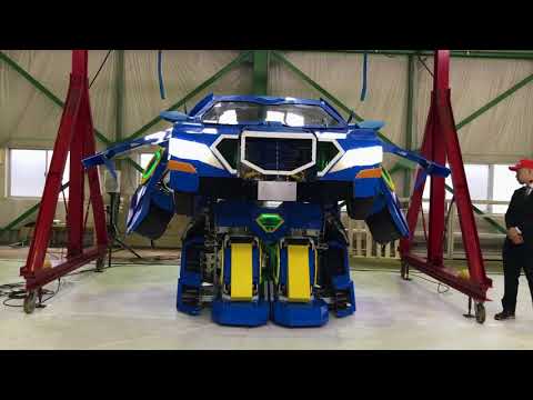 全長4mの変形ロボ「J-deite RIDE」ロボットからクルマに変形 J-deite