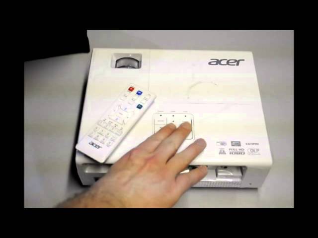 ACER H6510BD Projector - Menu Settings - YouTube