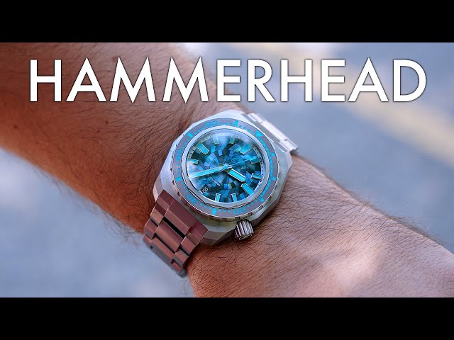 Microbrand Fire - ZELOS Hammerhead Titanium Mother of Pearl - YouTube