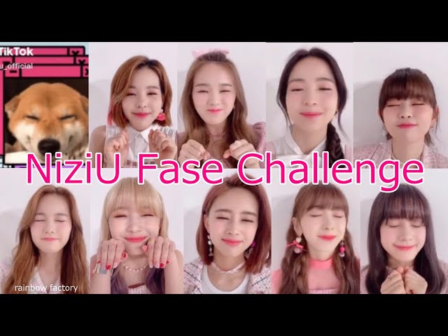 NiziU] Tik Tok Face Challenge!!マコ・リオ・マヤ・リク・アヤカ