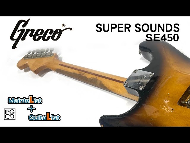 1978年日本製ストラトタイプのビンテージエレキギターを綺麗にしました