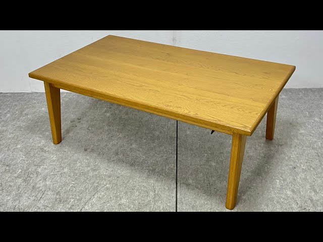 □ unico ウニコ 廃番 KNOD ノッド こたつテーブル W105 木製 天然木