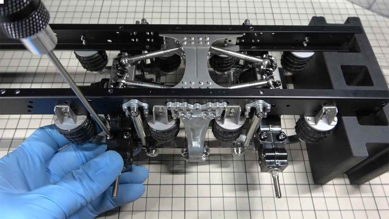 1/14 TAMIYA RC Truck air suspension ScaleClub - YouTube