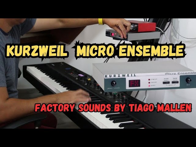 KURZWEIL Micro Ensemble ME-1 (2002) Sound Module Part 1 - YouTube