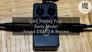 オペアンプファズの名機！貴重な初期CAE FREDDY FUZZを弾いてみた